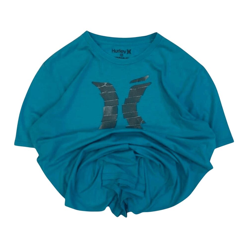Hurley 00s Surf Short Sleeve T Shirt Blue XL